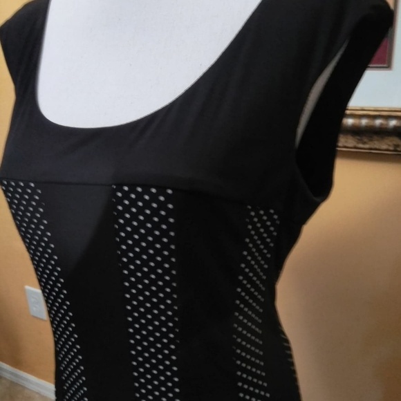 Connected Apparel Women's Black Sleeveless Dress - Picture 6 of 7